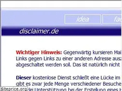 Sites similar to disclaimer.de
