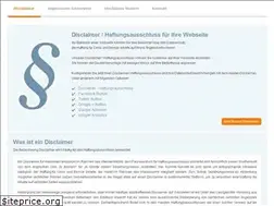 Sites similar to disclaimervorlage.de