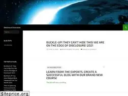 Sites similar to disclosurechronicles.com