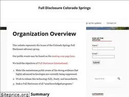 Sites similar to disclosurecolorado.org