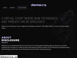 Sites similar to disclosureconference.com
