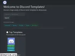 Sites similar to discordtemplates.me