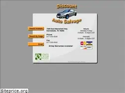 Sites similar to discountautosalvagetx.com