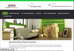 Sites similar to discountbackloading.com.au