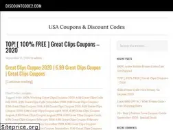 Sites similar to discountcode2.com