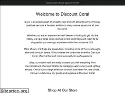 Sites similar to discountcoral.com
