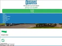 Sites similar to discountdumpsterco.com