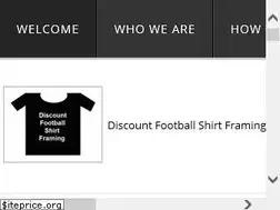 Sites similar to discountfootballshirtframing.net