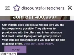 Sites similar to discountsforteachers.co.uk
