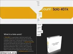 Sites similar to discountsolo401k.com
