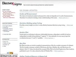 Sites similar to discover6sigma.org