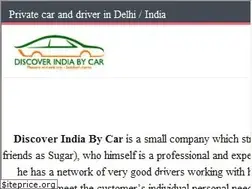 Sites similar to discoverindiabycar.com
