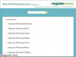Sites similar to discoverthesound.com