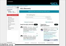 Sites similar to discovery.ucl.ac.uk