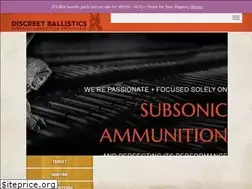 Sites similar to discreetballistics.com