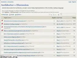 Sites similar to discuss.asciidoctor.org