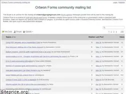 Sites similar to discuss.orbeon.com
