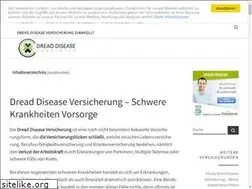 Sites similar to disease-versicherung.de