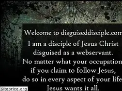 Sites similar to disguiseddisciple.com