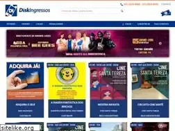 Sites similar to diskingressos.com.br