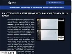 Sites similar to disneyplusparty.us