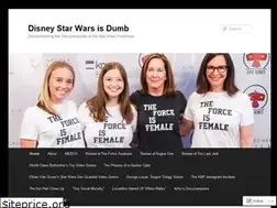Sites similar to disneystarwarsisdumb.wordpress.com