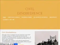 Sites similar to disobediencecivil.weebly.com