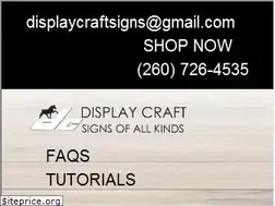 Sites similar to displaycraftsigns.com
