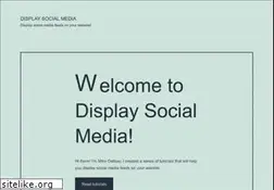 Sites similar to displaysocialmedia.com