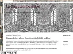 Sites similar to disqueria-de-babel.blogspot.com