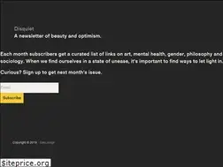 Sites similar to disquiet.co