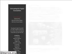 Sites similar to disruptingdh.com