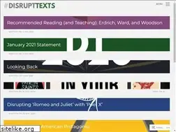 Sites similar to disrupttexts.org
