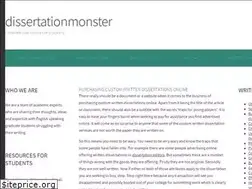 Sites similar to dissertationmonster.com