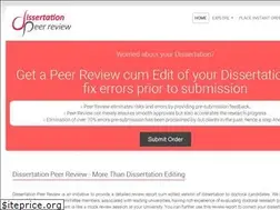 Sites similar to dissertationpeerreview.com