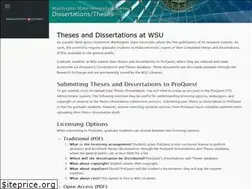 Sites similar to dissertations.wsu.edu