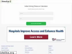 Sites similar to distancefrom.co.in
