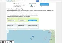 Sites similar to distancefromto.net