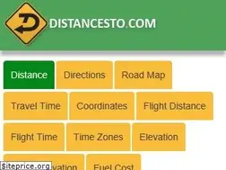 Sites similar to distancesto.com