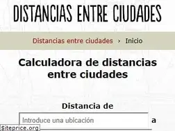 Sites similar to distanciasentreciudades.com