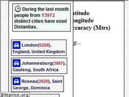 Sites similar to distantias.com