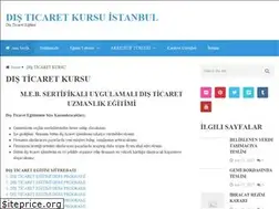Sites similar to disticaretkursuistanbul.com
