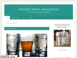 Sites similar to distilledwaterassociation.org
