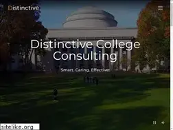 Sites similar to distinctivecollegeconsulting.com