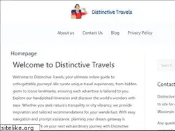 Sites similar to distinctivetravels.com
