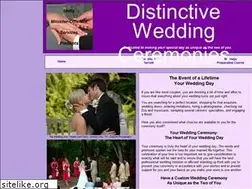 Sites similar to distinctiveweddingceremonies.org