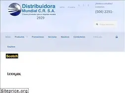 Sites similar to distribuidoramundialcr.com