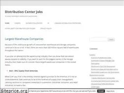 Sites similar to distributioncenterjobs.net