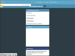 Sites similar to diszdoboz.lap.hu
