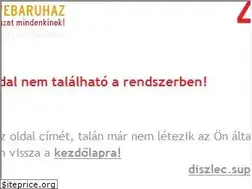 Sites similar to diszlec.superwebaruhaz.hu